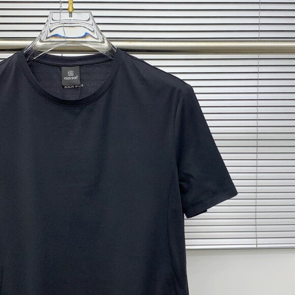 Simple Black Quick-Drying Round Neck Short-Sleeved T-Shirt Kolon Sport - Picture 3 of 8
